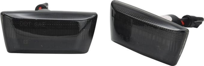 AutoStyle Set LED Zijknipperlichten passend voor Opel Diversen Smoke incl. Dynamic Running Light