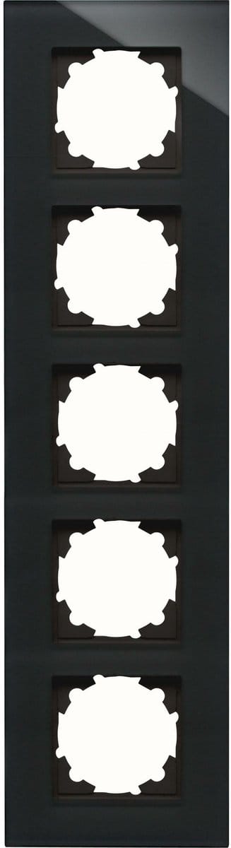 Kopp HK07 afdekraam glas 5-voudig zwart