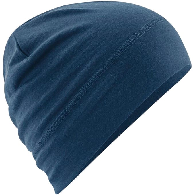 Beechfield Merinoswollen muts (Staalblauw)