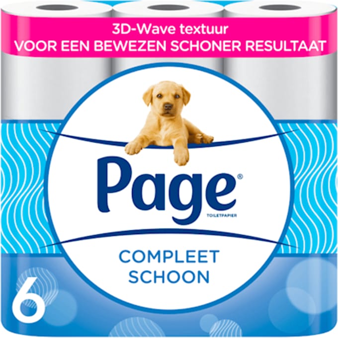 Compleet Schoon toiletpapier