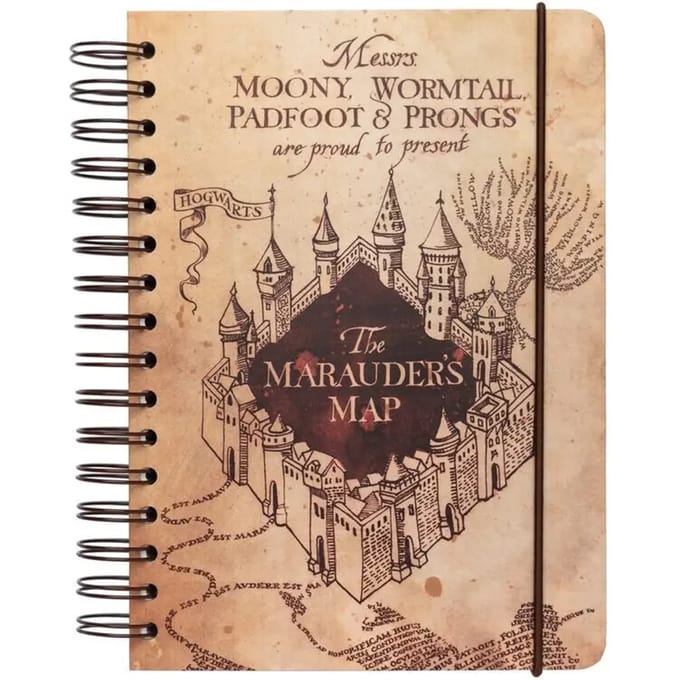 Harry Potter Marauder's Map Unisex Bureau- & Schrijfgerei - meerkleurig - Standard
