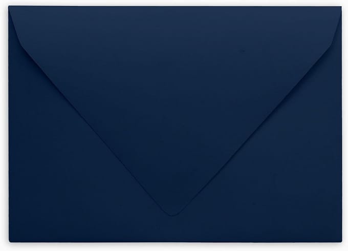 Luxe A6 Enveloppen Navy Blauw Zelfklevend voor Uitnodigingen