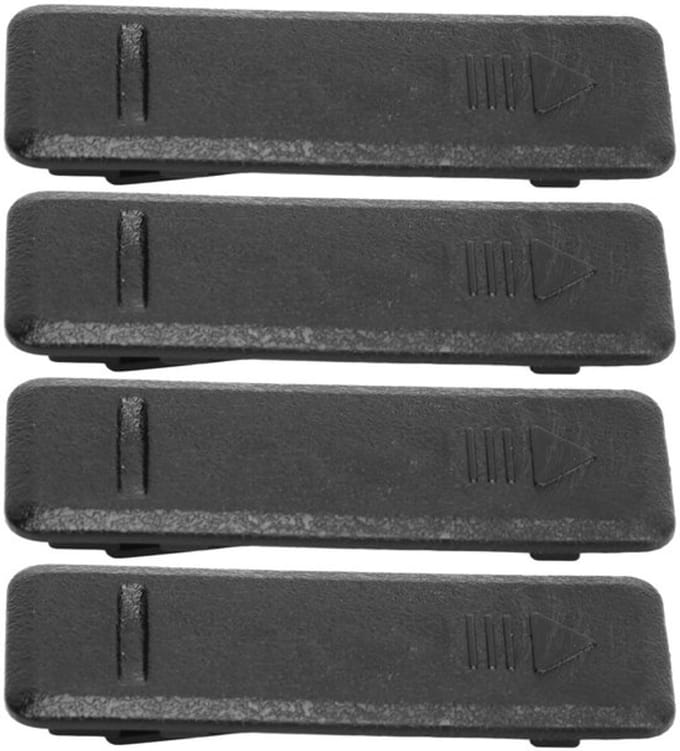 Allecto - Autodak Clip Cover - 4 Stuks - Bescherming voor auto rail