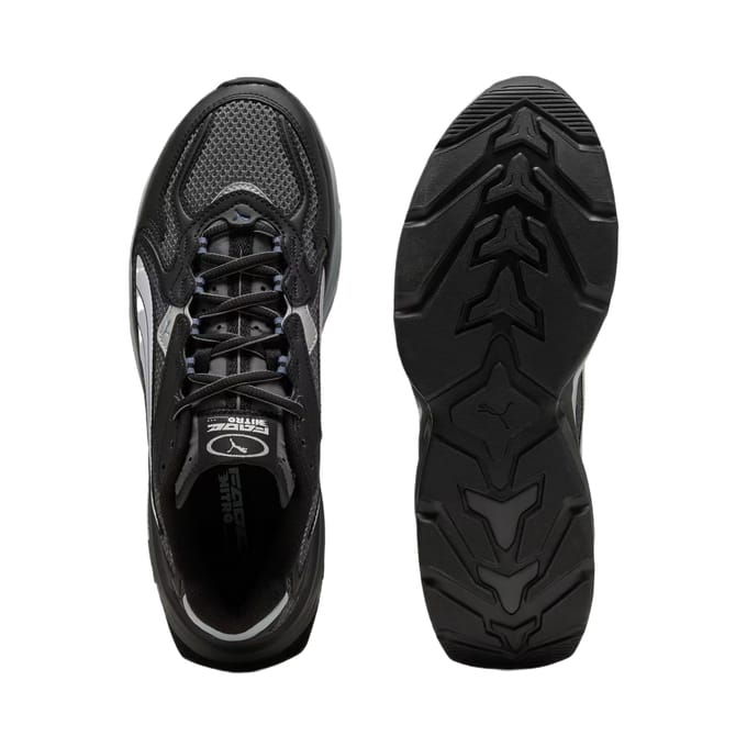 Puma Fade Sneakers Heren - Zwart - Maat 42 - Mesh/Synthetisch