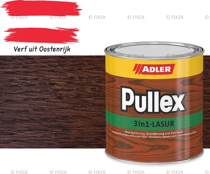 ADLER Pullex 3in1-Lazuur Soja, bruine beits 2,5 liter