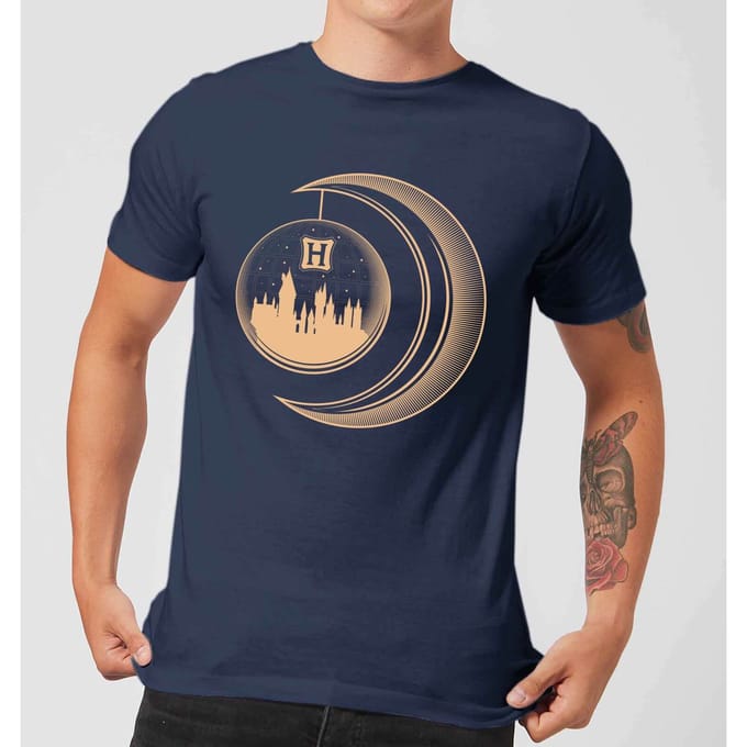 Harry Potter Globe Moon t-shirt - Navy - M