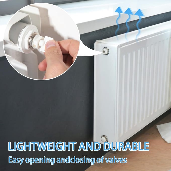 Set van 4 Universele Sleutels voor Radiatorkranen en Ventielen