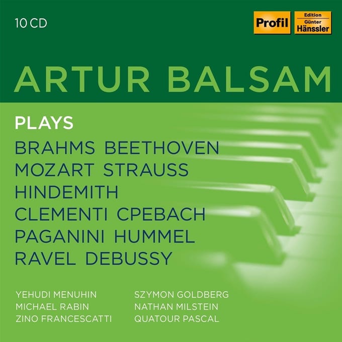 Artur Balsam - Artur Balsam Plays Brahms, Beethoven, Mozart,. (10 CD)