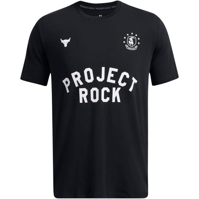 Under Armour Heren Project Rock T-Shirt (Zwart)