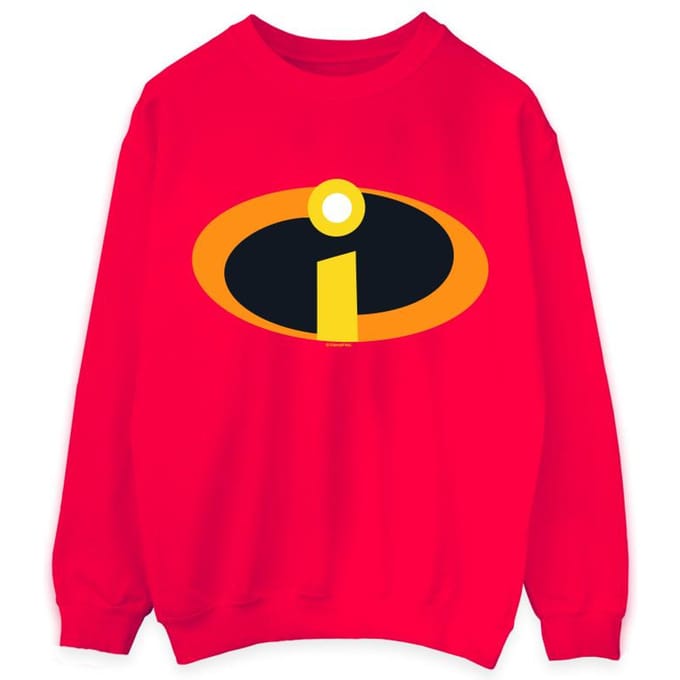 Disney Heren The Incredibles Logo Sweatshirt (Rood)