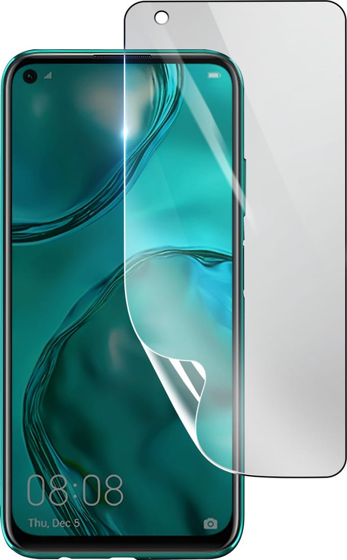 3mk, Geschikt voor Huawei P40 Lite, Schokbestendige Hydrogel Screenprotector, Transparant