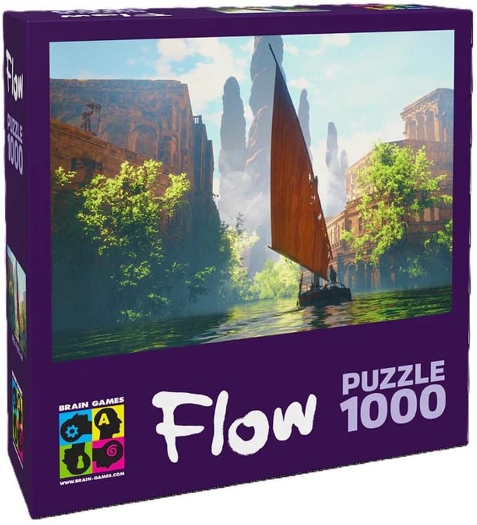 Puzzle 1000 Flow łódź - Puzzel 1000 Flow boot
