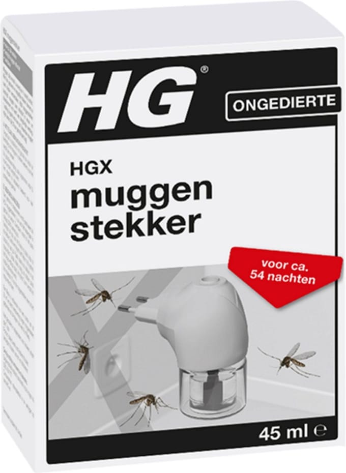 HG 15852N Muggenstekker Wit/Transparant