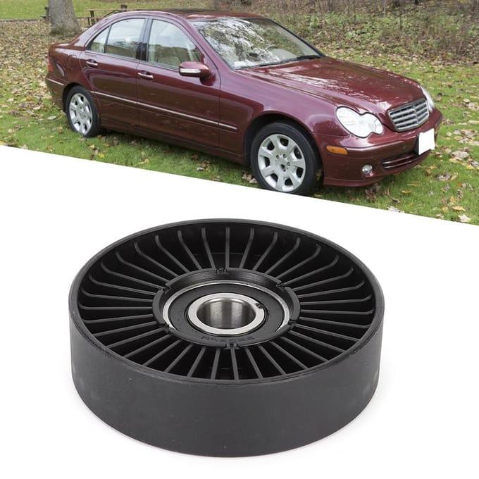 Spanrol V-snaar Geschikt voor Mercedes Benz 1122000970 1122000170 black