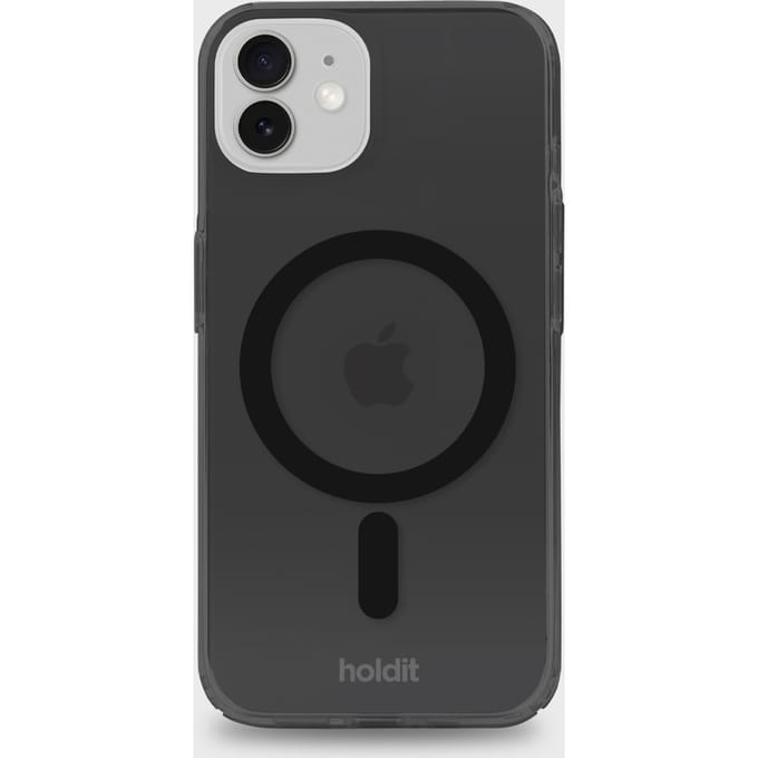 Phone Case Transparent Magsafe Compatible Black iPhone 12