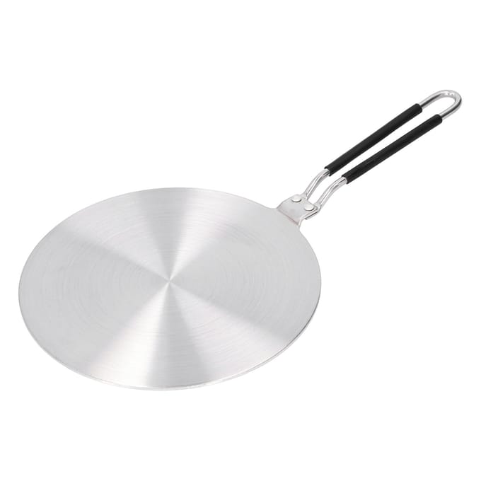 Hittediffuser RVS Inductie Adapterplaat voor Gasfornuis Keukengerei22cm white