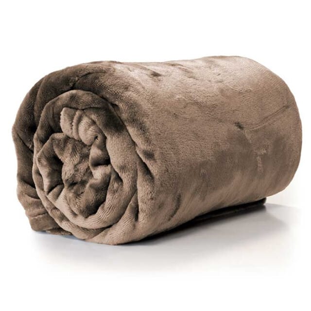 Unique Living - Enzo plaid 130x180cm Taupe