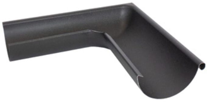 Bilka dakgoot buitenhoek - 150 mm - RAL 7024 mat
