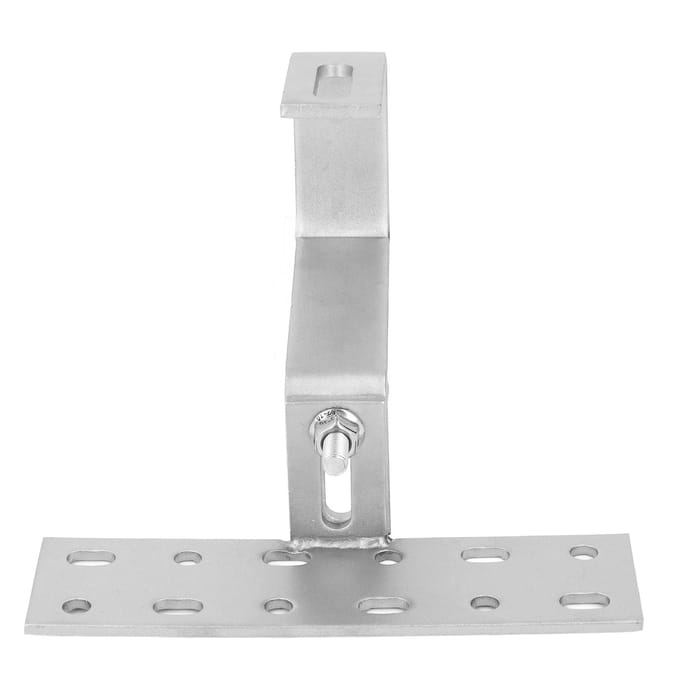 Support de Panneau Solaire Acier Inoxydable Résistant aux Intempéries Support de Montage de Panneau PV pour Toit en Brique Pierre Tuile gray