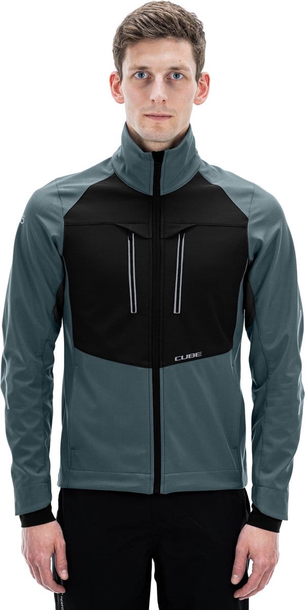 CUBE BLACKLINE SOFTSHELL JACKET 365 BLK/GREY S