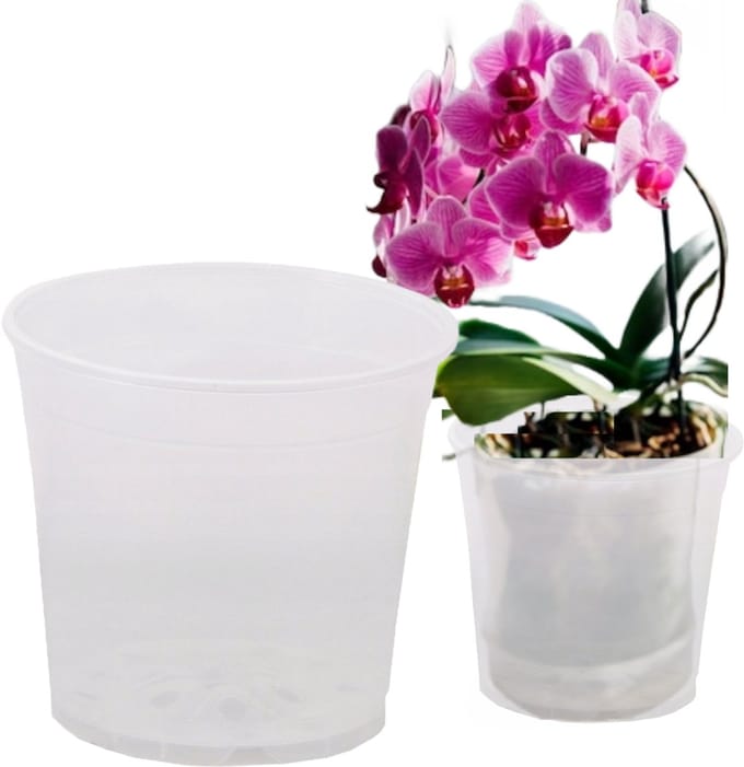 RIM Kowalczyk - Productie Pot - 17 cm - Voor Orchideeën - Wit