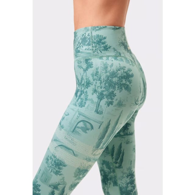 STRONGER - printed one legging - Lange trainingslegging dames - Groen