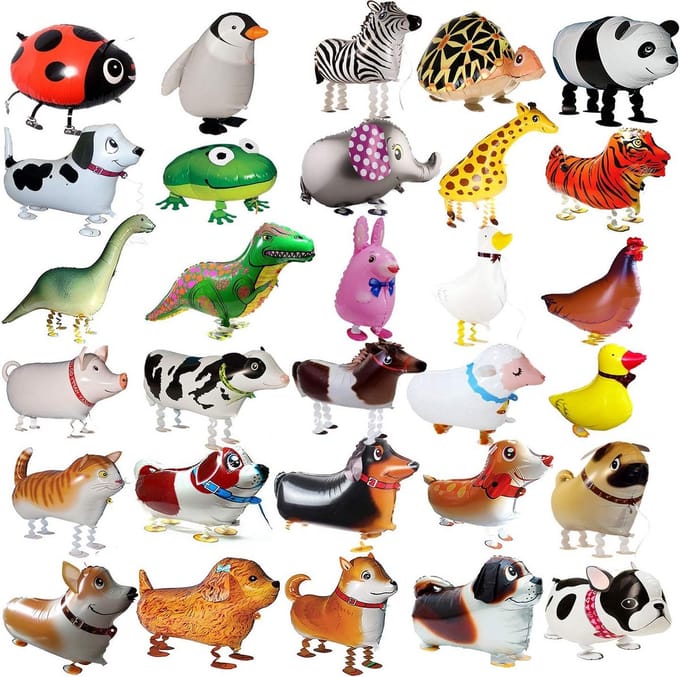 Loopfiguren Ballon Dierlijk Thema voor Feestjes en Cadeaus