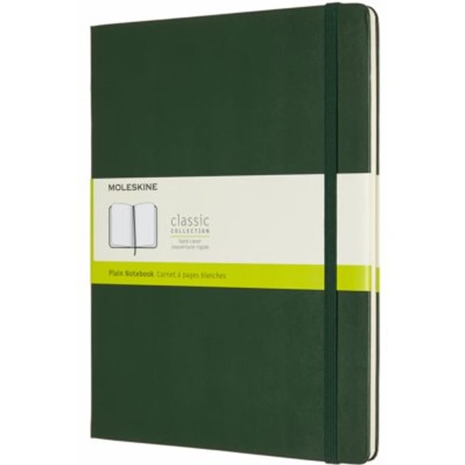 Moleskine Classic Notitieboek - Extra Large - Hardcover - Blanco - Mirte Groen
