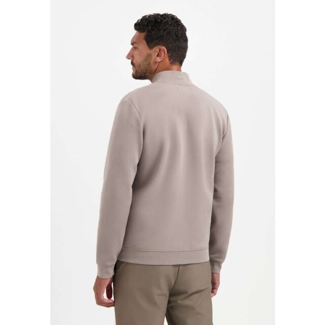 No Excess Sweater Full Zipper Pique Bomber Clay Größe: S | Pullover Outlet | Herren