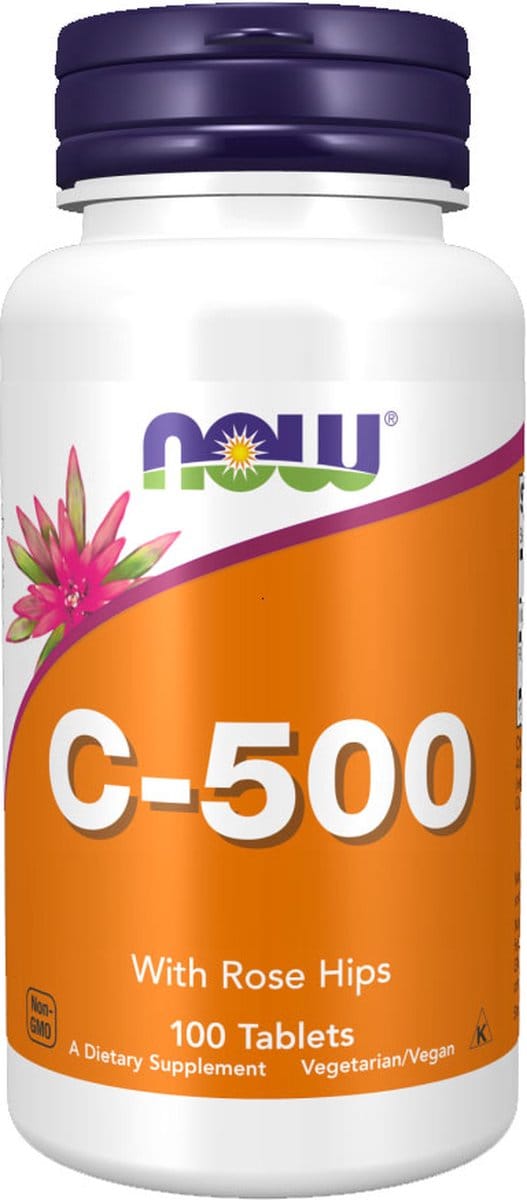 Vitamine C-500 with Rose Hips - 100 tabl