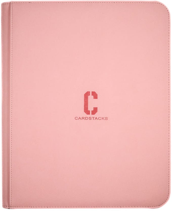 Toploader Zip Binder 9 Pocket - Roze