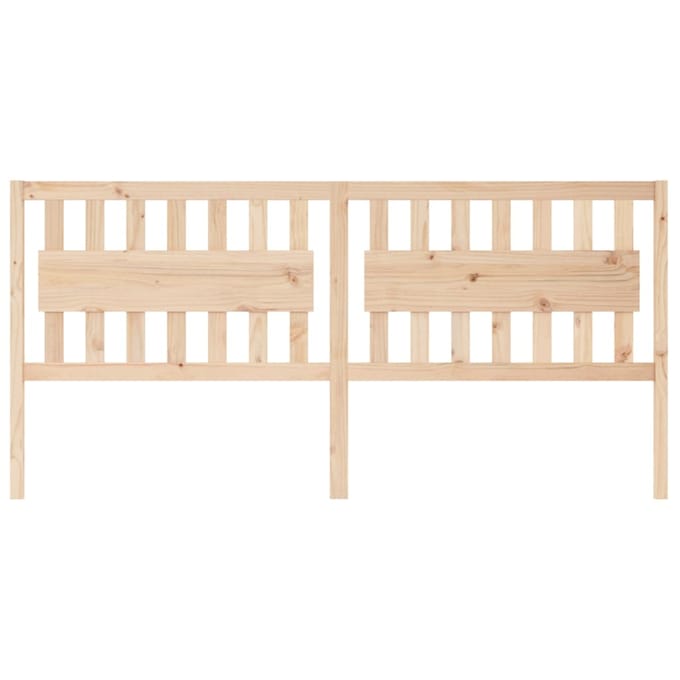 vidaXL - Hoofdbord - 205,5x4x100 - cm - massief - grenenhout