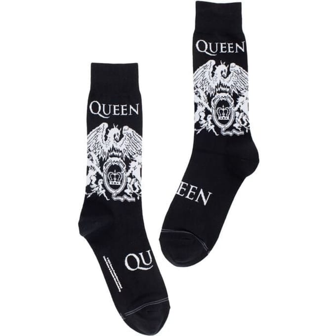 Queen Sokken - White Crest - EU 40-46 - voor Mannen - meerkleurig
