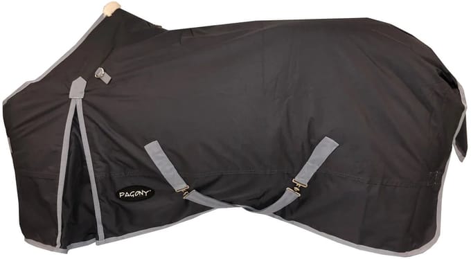 Pagony Lloro Outdoordeken Big Neck 200gr - Maat: 165 - Donkergrijs - Polyester
