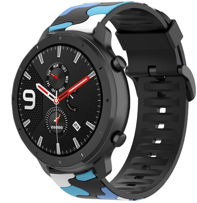 Xiaomi Amazfit GTR camouflage band (blauw)