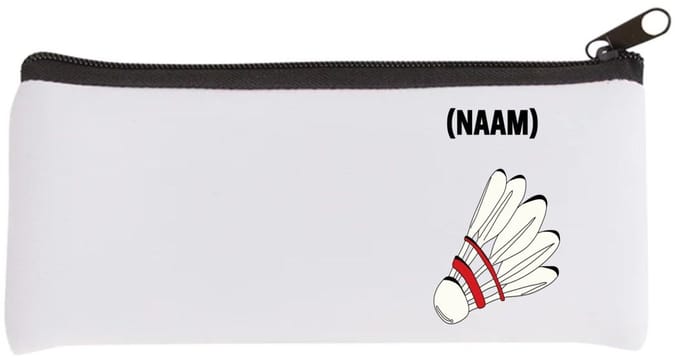 Akyol - badminton met eigen naam Etui - Badminton - badmintonner - sport - 20 bij 9 cm