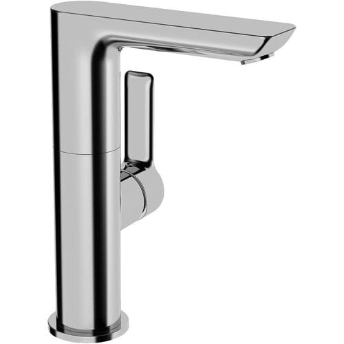Hansaligna single-lever basin mixer without pop-up waste 55352203