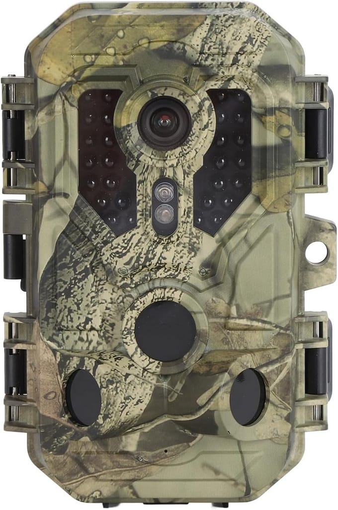 Trailcamera 4K met Nachtzicht en WiFi - Snelle Bewegingssensor voor Wildobservatie