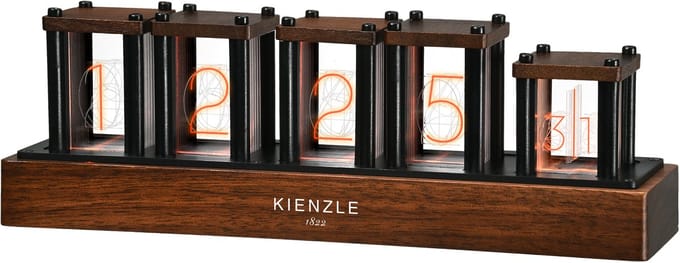 Kienzle Klok - LED-Nixie - Retro-design
