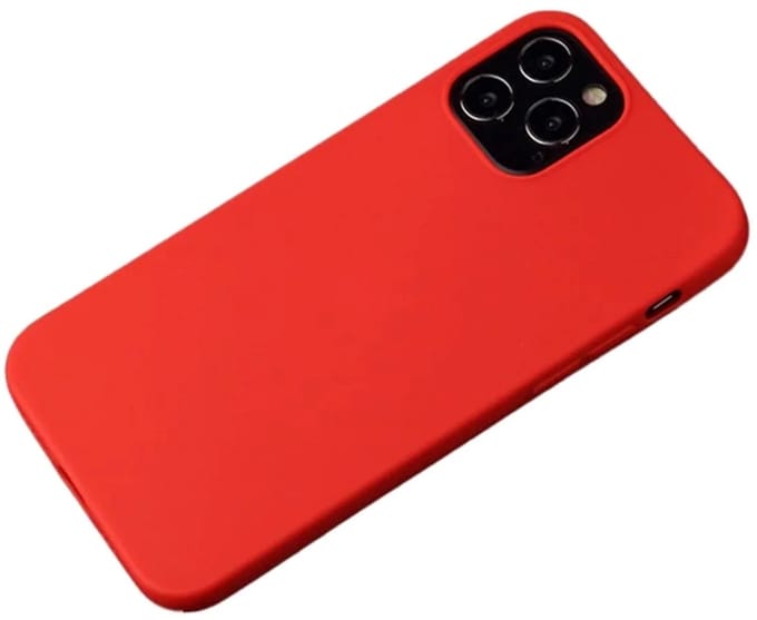 Cityhoesje - iPhone 15 Pro Max - Soft TPU Backcase - Matte Finish Coating Anti-Scratch – Rood