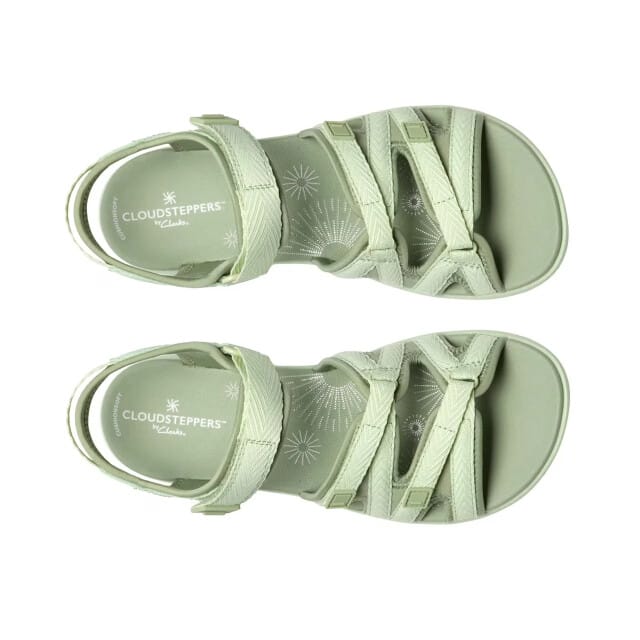 Clarks Mira Madi - dames sandaal - Groen - maat 41 (EU) 7 (UK)