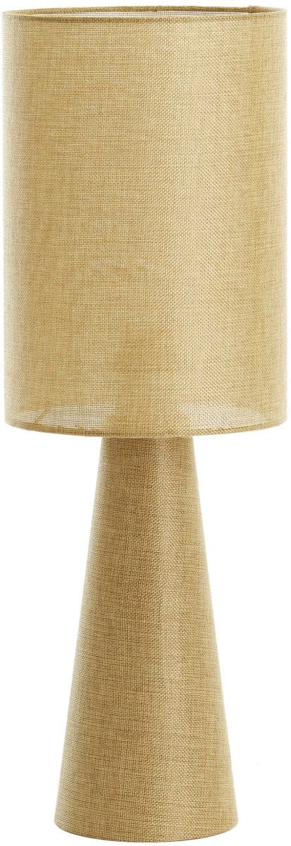 Light & Living Tafellamp Micky Linnenlook - Olijfgroen