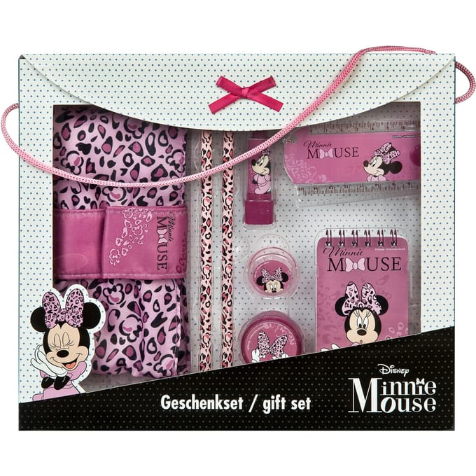 Undercover - Minnie Mouse Stationery Geschenkset 8-Delig - Kunststof - Multicolor -