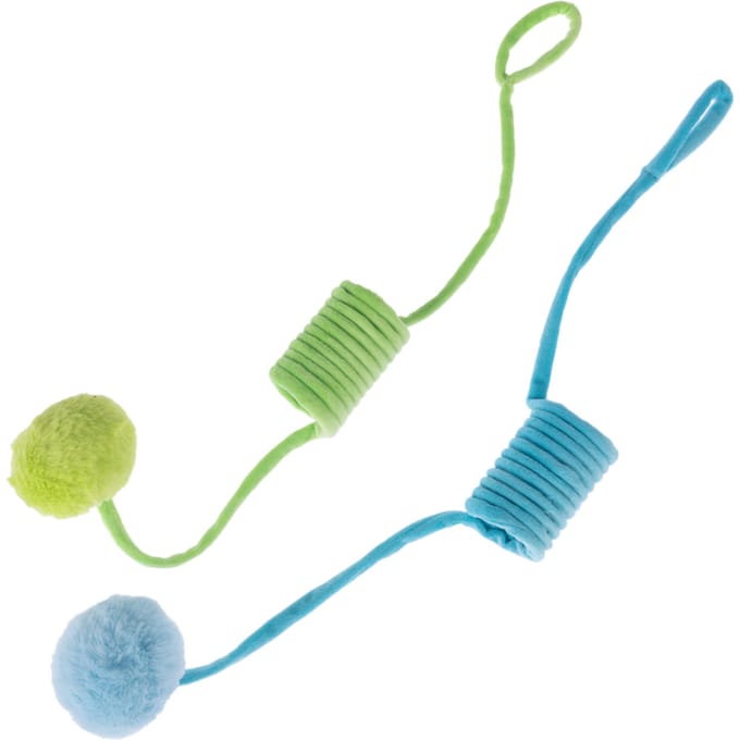 zooplus Basics kattenspeeltje spiraal set van 2