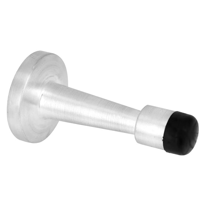 Zinklegering   Rubberen Anti-botsing Deurstopper Houder Huis Hotel Kantoor Accessoire (Geborsteld)