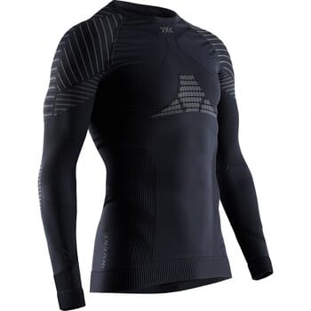 X-Bionic Invent 4.0 Functioneel Shirt Lange Mouw Heren - Zwart/Antraciet - Maat S