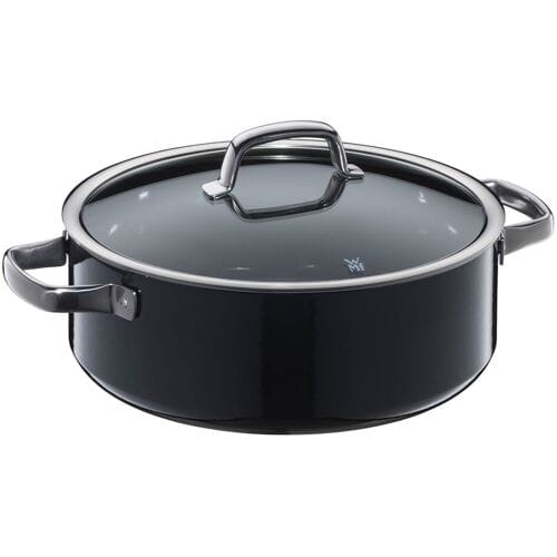 WMF Fusiontec Mineral - Braadpan - Ø 280mm - inclusief glazen deksel - Zwart