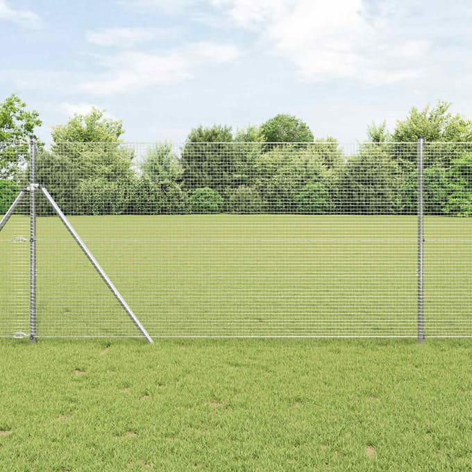 vidaXL - Gelast - gaashek - 5000 - x - 100 - cm - Zilver