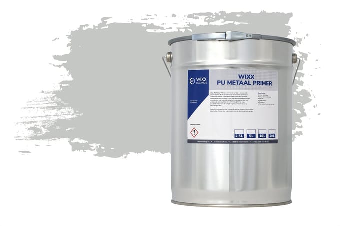 Wixx PU Metaalprimer - 20L - RAL 7035 | Lichtgrijs
