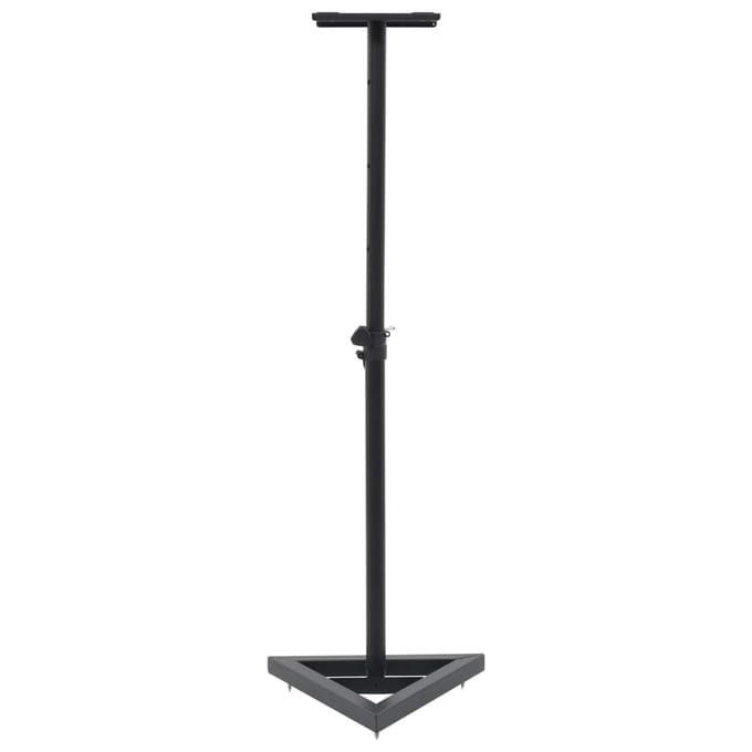 vidaXL Monitorspeakerstandaards 2 st staal zwart